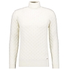 Pánský svetr RAGMAN Roll neck cable Bílá - Ragman - 746270 003 Roll neck cable
