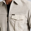 Pánská mikina PME LEGEND Shirt jacket with waffle texture Béžová - PME LEGEND - PSI2509248 921 Shirt jacket with waffle texture
