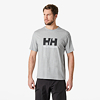 Pánské triko HELLY HANSEN HH LOGO T-SHIRT 3.0 Šedá