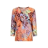 Dámská halenka HAJO D Shirt allover Druck RH 3/4 Oranžová - HAJO - 10634 990 D Shirt allover Druck RH 3/4